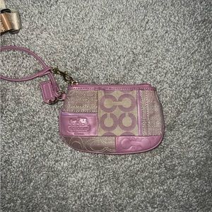 Coach wristlet & coin purse